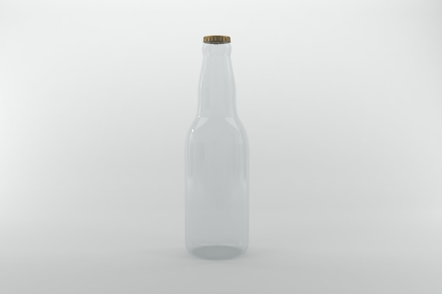 3D Rendered Bottles Mockup Template