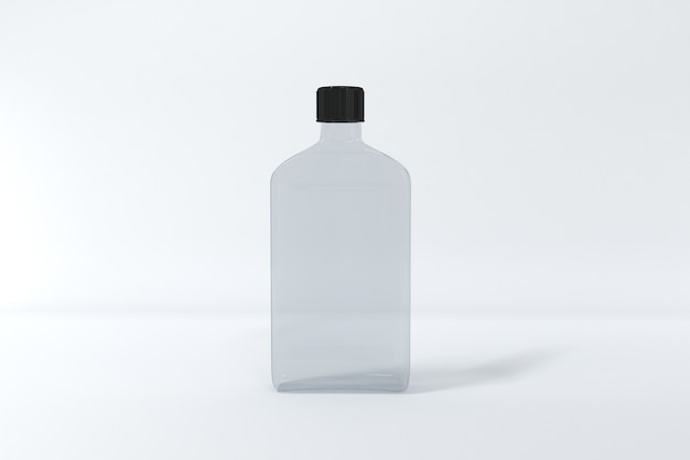 3D Rendered Bottles Mockup Template