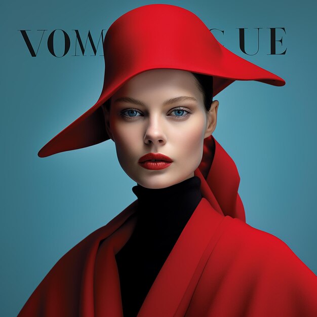 Фото Модная обложка журнала vogue