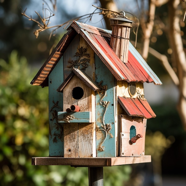 写真 3d レンダリング 鳥の家