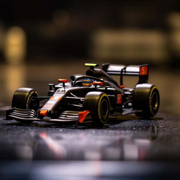 3d rendered mini formula one car f1