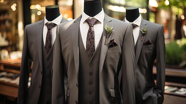 3d rendered photo of 3d mens suiting