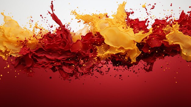 3d rendered photo of abstract color paint wallpaper design