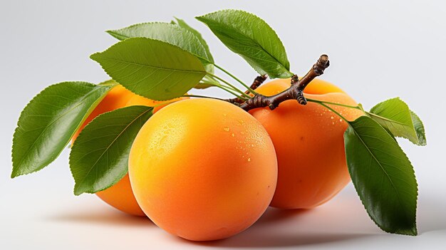 3d rendered photo of apricot