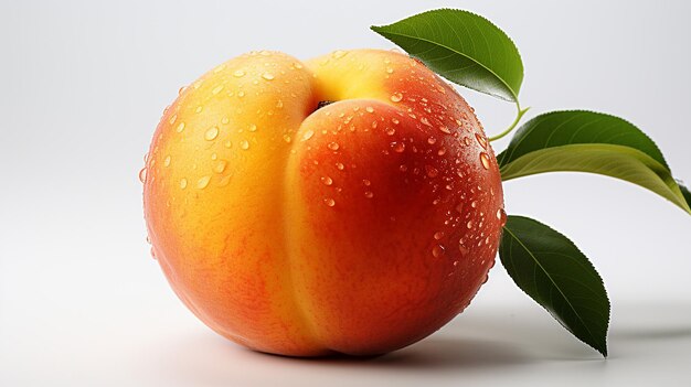 3d rendered photo of apricot
