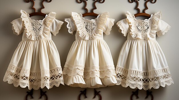 3d rendered photo of baby girl clothes and frok design