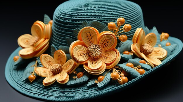 3d rendered photo of beautiful hat design