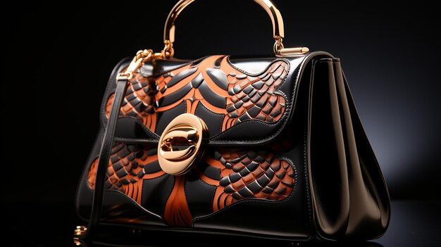 3d rendered photo of beautiful purse design