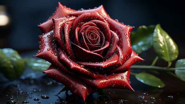 3d rendered photo of beautiful rose design