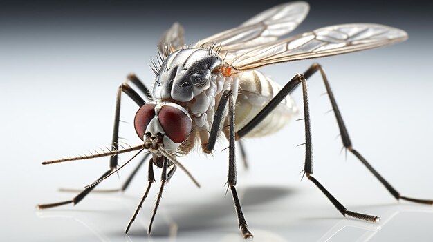 3d rendered photo of domestic housefly