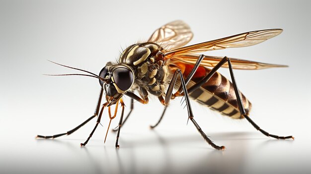 3d rendered photo of domestic housefly