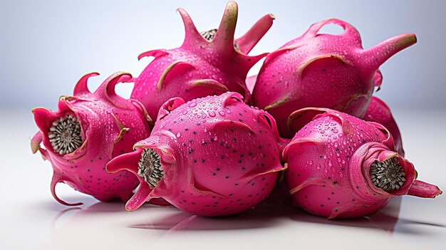 Photo 3d rendered photo of dragon fruit