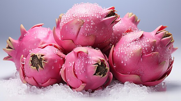 Photo 3d rendered photo of dragon fruit