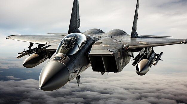 3d rendered photo of fighter jet