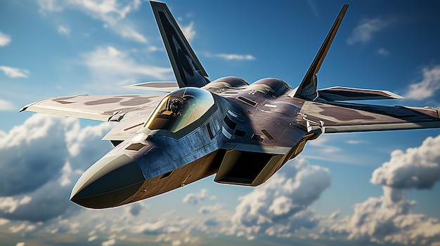 3d rendered photo of fighter jet