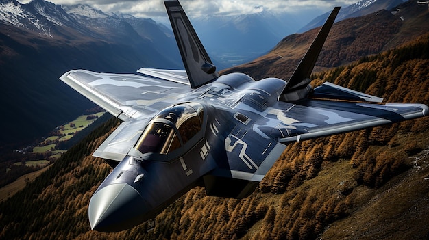 3d rendered photo of fighter jet