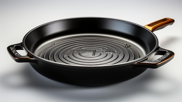 a 3d rendered photo of fry pan