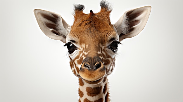 Photo 3d rendered photo of giraffe design