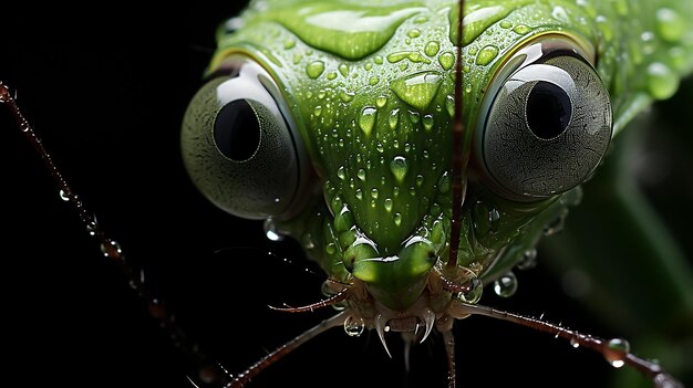 3d rendered photo of grasshopper