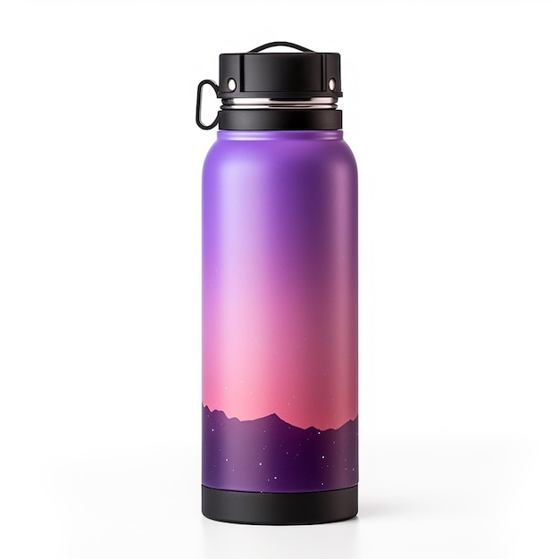 Photo 3d rendered photo of gym bottle on white background made with generative ai