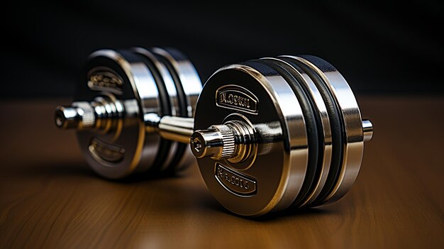 3d rendered photo of gym dumbell