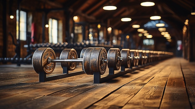 3d rendered photo of gym interior