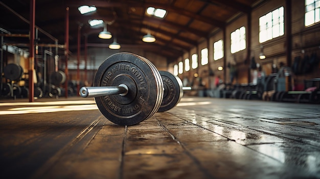 3d rendered photo of gym interior