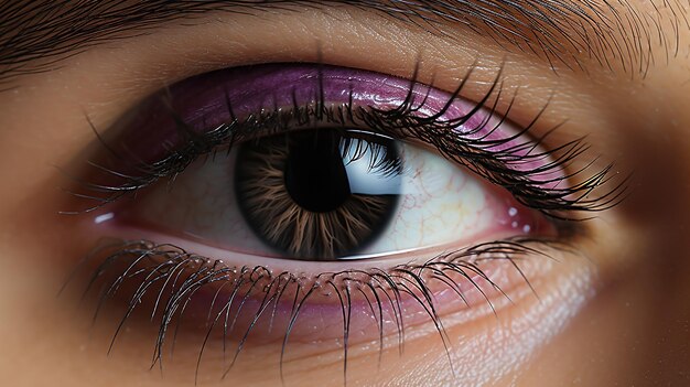 3d rendered photo of human iris