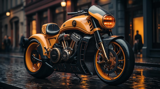 3d rendered photo of model bike