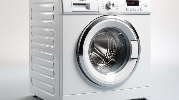 Фото 3d rendered photo of automatic cloth washing machine