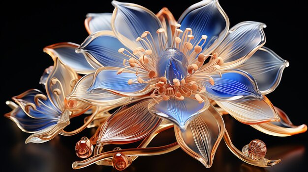 写真 3d レンダリングの花の写真