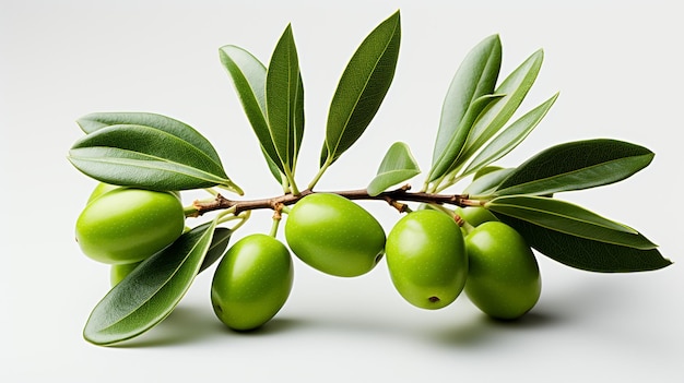3d rendered photo of olive on a plain background