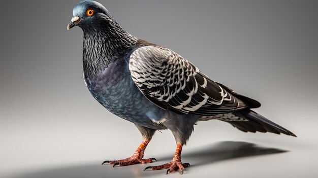 Photo 3d rendered photo of pigeon