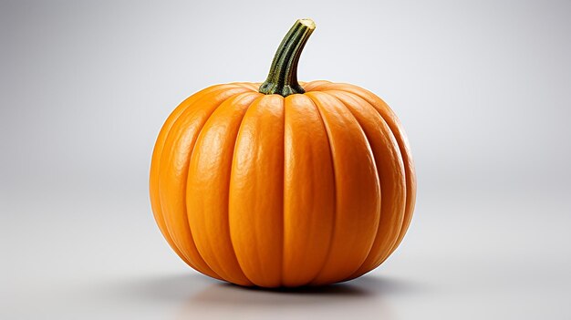 Photo 3d rendered photo of pumpkin on a white background