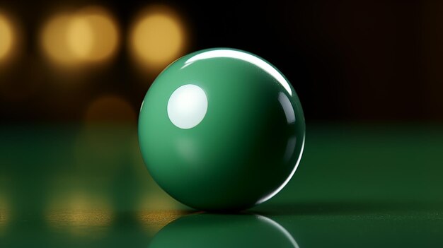 3d rendered photo of snooker ball