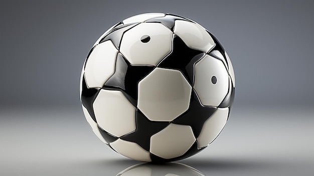 Photo 3d rendered photo of soccer ball