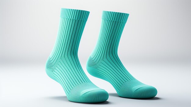 3d rendered photo of socks on a plain background