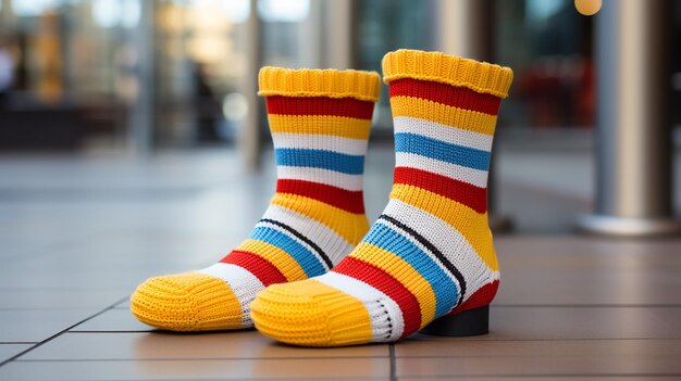 3d rendered photo of socks on a simple background