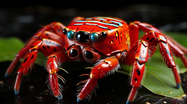 3d rendered photo of spider