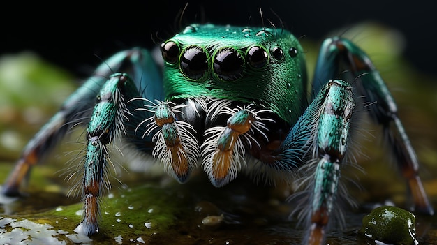 3d rendered photo of spider