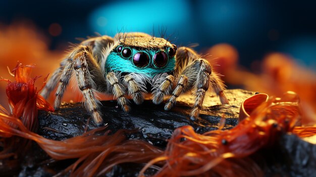 3d rendered photo of spider