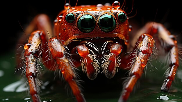 3d rendered photo of spider