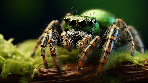 3d rendered photo of spider