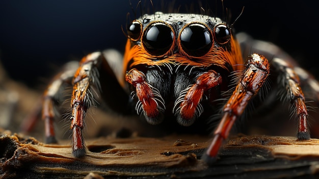 3d rendered photo of spider