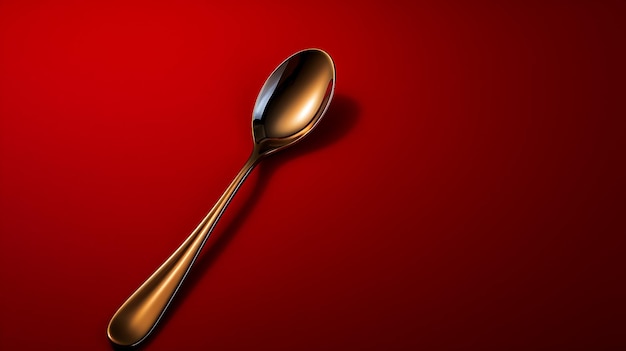 3d rendered photo of spoon