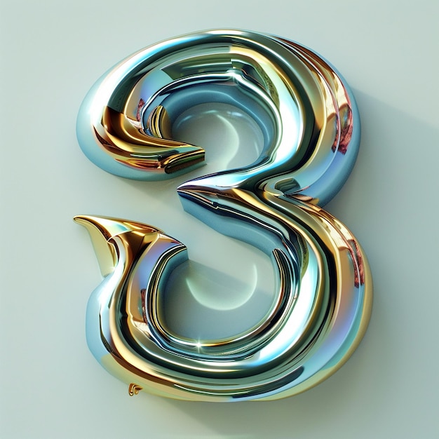 3d rendered photos of alphabets