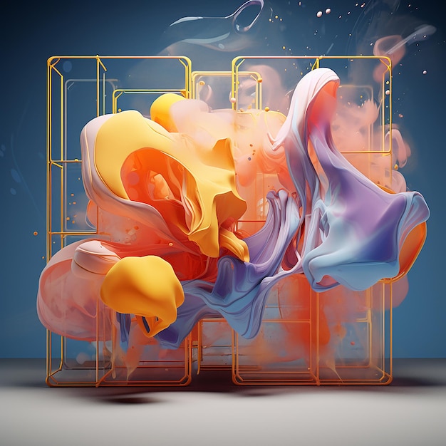 3d rendered photos of artistic abstract art screen wallpapers