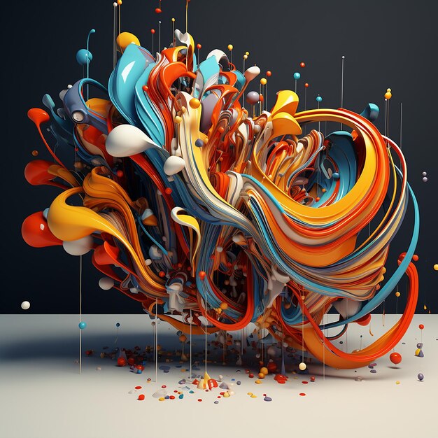 3d rendered photos of artistic abstract art screen wallpapers