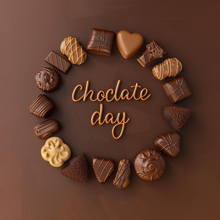 Photo 3dレンダリング チョコレートデー