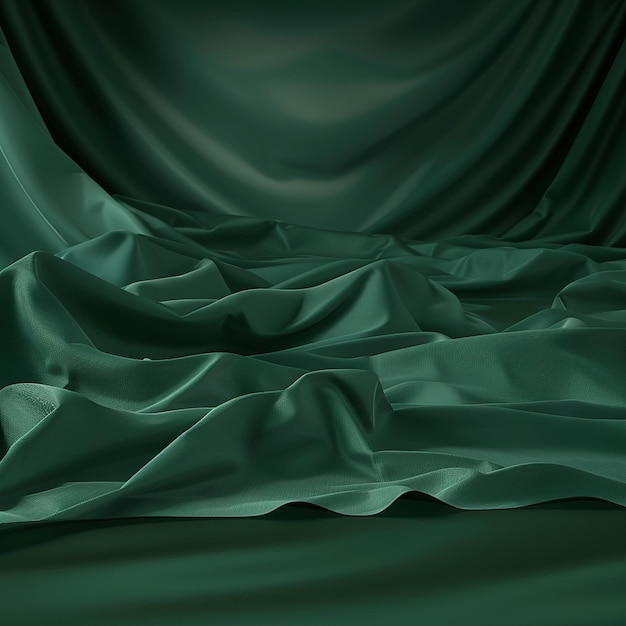 3d rendered photos of green plain background